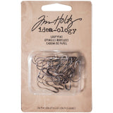 Loop Pins by Tim Holtz Ideaology, Pack of 24, Nickel, Brass and Copper Finishes, TH93200