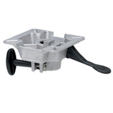 Attwood 818441 LakeSport 238 Series Seat Mount Without Slider- Aluminum w/Friction Controls, 3 Tilt