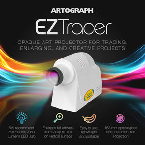 Artograph Ez Tracer Opaque Art Projector For Wall Or Canvas Image Reproduction- Bulb Not Included