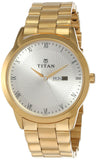 Titan Analog Silver Dial Men'S Watch-Nm1584Ym02 / Nl1584Ym02/Np1584Ym02
