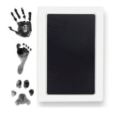 Large Clean Touch Ink Pad for Baby Handprints and Footprints - Inkless Infant Hand & Foot Stamp - Safe for Babies, Doesnt Touch 