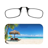 ThinOptics Universal Pod Case + Rectangular Reading Glasses, Tropical Holiday, 44mm + 2.5