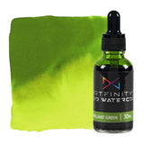 Artfinity Liquid Watercolor Paint 30 ml Bottle, Brilliant Green - Vibrant Dye-Based Liquid Watercolor w/Glass Pipette, Fast-Dryi