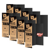 Chell Mini Size Trifold Poster Board, 16 x 24, Small Corrugated Project Boards, Black, 8 Pack