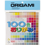 Aitoh M100C Origami Paper, 5.875 by 5.875Inch, 100 Colors, 100Pack