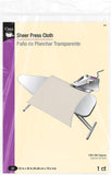 Dritz Sheer, 22 x 30, Silk Organza Press Cloth, 22 x 30Inch, White