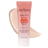 purlisse Ageless Glow Serum BB Cream SPF 40 - Glow BB Cream with SPF Enriched with Bakuchiol & Vitamin C to Help Improve Firmnes