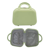 Lucazzi Travel Makeup Bag for Women, Large Travel Toiletry Bag for Cosmetics, Skincare - 12 Inch Hard Shell Cosmetic Case (Mint)