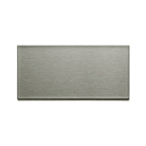 Aspect Peel and Stick Backsplash Brushed Stainless Long Grain Metal Tile for Kitchen and Bathrooms (3 x 6 Sample)