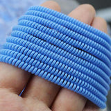 VizGiz 7 Pack Spiral Cable Protector Sleeve Saver Universal USB Charging Cable Cover Cord Rope Wrap Strain Relief Anti-Fracture