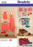 Simplicity 1079 Craft Knitting and Crochet Storage Sewing Pattern, One Size Fits All