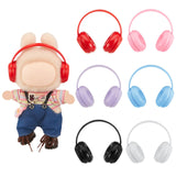 Simgoing 6 Pcs Doll Headphones Accessory (No Dolls) for 3.94-6.69 Inch (10-17cm) Dolls, Mini Headset Suitable for Daily Display,