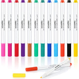 Crtiin 12 Pcs Iron on Transfer Pen Sublimation Markers for Heat Transfer Embroidery Fabric Crayons Iron on Infusible Ink Pen for