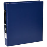 Office Depot HeavyDuty 3Ring Binder, 1 1/2 DRings, 49% Recycled, Navy