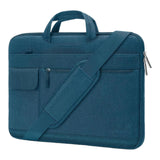Heavenglow Laptop Shoulder Bag Shockproof Handbag Crossbody Bag For Office Work College 13 Inch Dark Blue|Laptop Cases & Bags