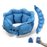 Neck Pillow For Traveling,Newly Upgraded Adjustable Inflatable Travel Neck Pillow,Portable Quick Inflation And Deflation Ergonom