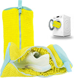 Shoe Washing Machine Bag For Washer & Dryer | Reusable Laundry Shoe Bag With Durable Zipper | 360 Deep Cleaning Sneaker Wash Bag
