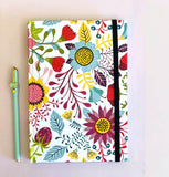 Mimir Premium Hard Bound Notebook Diary For Girls And Women (Bright Floral)