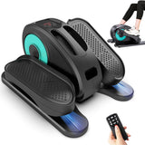Leasbar Under Desk Elliptical Machine, Portable Elliptical Ellipse Leg Exerciser for Seniors Quiet Electric Foot Pedal Exerciser