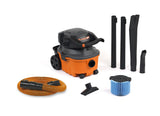 RIDGID Wet Dry Vacuums VAC4010 2-in-1 Compact and Portable Wet Dry Vacuum Cleaner with Detachable Blower, 4-Gallon, 6.0 Peak HP 
