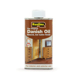 Rustins The Original Danish Oil 250ml - Rich, Natural Glow - Enhances Wood Grain Beautifully, Professional-Grade Finish, Easy DI