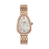 Sonata Poze 6 Cinnamon City Ladies Quartz White Mop Round Dial Women'S Watch | Solid Strap Material | Watches For Women Analog -