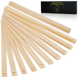 Mowawa 11 Pcs Pottery Rolling Pin Set, 5 Size Pottery Teaching Rolling Mud Stick Guide and Wooden Clay Roller, Pottery Tools for