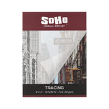 SoHo Urban Artist Vellum Tracing Paper Pads Translucent Vellum Paper for Drawing, Tracing, Different Media Types, & More [Si