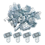 (100) Strut Channel Nuts, 1/4-20 Spring Channel Nuts with Zinc Electroplate Finish, Long Spring Nuts Great for Use with Strut Ch