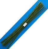 24 Gauge Green Cotton Covered Floral Wire 60 feet per Bundle (118.3m) in 12 inch (30.5cm) Lengths