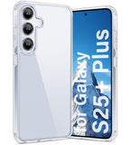 Vakoo Case for Samsung Galaxy S25+ Plus | Clear Anti-Yellowing, Hard Back, Military-Grade Drop Protection, Supports Wireless Cha
