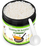 Cooking Oil Solidifier, Solidifies Up to 40 Cups from Mess, 100% Plant-Based Used Oil Solidifying Powder, Grease Oil Hardener Di