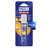 Ozium 0.8 oz. Air Sanitizer & Odor Eliminator for Homes, Cars, Offices and More, Citrus Scent, Pack of 3
