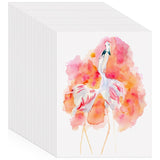 120 Sheets Watercolor Paper 8.5 x 11, 140 lb/300 GSM Cold Press Watercolor Paper Bulk White Water Color Paper for Kids Child Stu