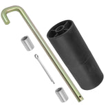 Caltric Deck Roller with Pin and Spacer Compatible with Cub Cadet i1050 50 Zero-Turn / 711-1737 7111737