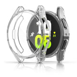 RICHONE [2Pack] Compatible with Samsung Galaxy Watch 4/5/FE 40mm Screen Protector Case, Full Protection Cover Soft TPU Bumper Fr