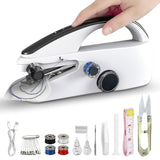 Handheld Sewing Machine - Portable Mini Sewing Machine with Accessories Kit for Beginners DIY (black)