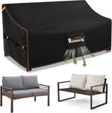 Rimwig Outdoor Sofa Covers Waterproof 2-Seater outdoor couch cover 420D Heavy Duty outside Patio loveseat Cover 54Wx38Dx35H inch