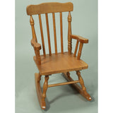 Gift Mark Childs Rocking Chairs - Classic Hand-Made Wooden Rockers For Boys And Girls - Vintage Style Colonial Kid'S Seats - Chi