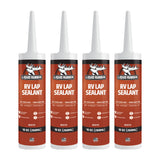 Liquid Rubber RV Lap Sealant, White, 4 Pack