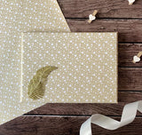 Dovetail White Love Gift Wrapping Paper Pack of 20 Sheets (29 x 19 in) | White Heart Design for Birthdays, Weddings, Anniversa