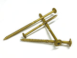 Big Timber CTX154 T30#15 x 4 Construction Lag Screw Knurled Shank Type17, Bronze, (400per Pack)