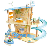 Hape Ocean Rescue Playset, Green Planet Explorers | Ocean and Sea Creature Toy for Kids, for Children Ages 3+ Years