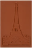 Deep Red Stamps Vintage Paris Eiffel Tower Rubber Cling Stamp 2 x 3.1 inches