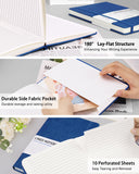 Dynta Hardcover Journal Notebooks, 10 Packs A5 Lined Journals Bulk for Writing 200 Pages/100Sheets, 8.4 x 5.8 inch, Classic Rule