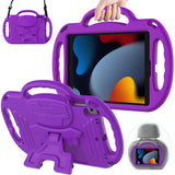 AVAWO Kids Case for New iPad 9th Generation 10.2 inch 2021 with Lanyard,iPad 8th/7th Generation Case for Kids, Shockproof Handle