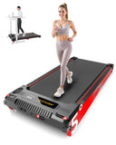 Anylife Treadmill Incline Walking Pads Under Desk 330lb Capacity, 2.5HP Portable Small Running Pad with LED Display for Home, Co