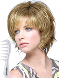Noriko Sky Synthetic Wig by Rene of Paris and Wig Lift Comb - Butter Pecan-R - Bundle 2 Items