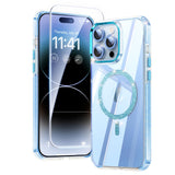 Glitter 3 in 1 for iPhone 16 Pro Max Case with Shiny Camera Cover, [Seamless Work with Magsafe] [1x Screen Protector], Cute Styl