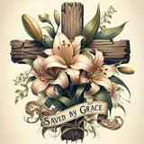 MBNTJHT Cross Paint by Numbers Kit for Adults,DIY Flowers and Cross Paint by Number Kits for Beginners,Unframed Digital Acrylic 